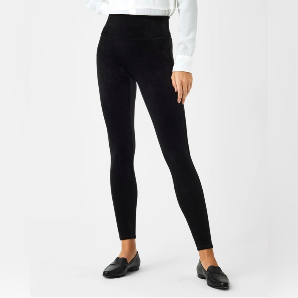 SPANX Velvet Black Leggings